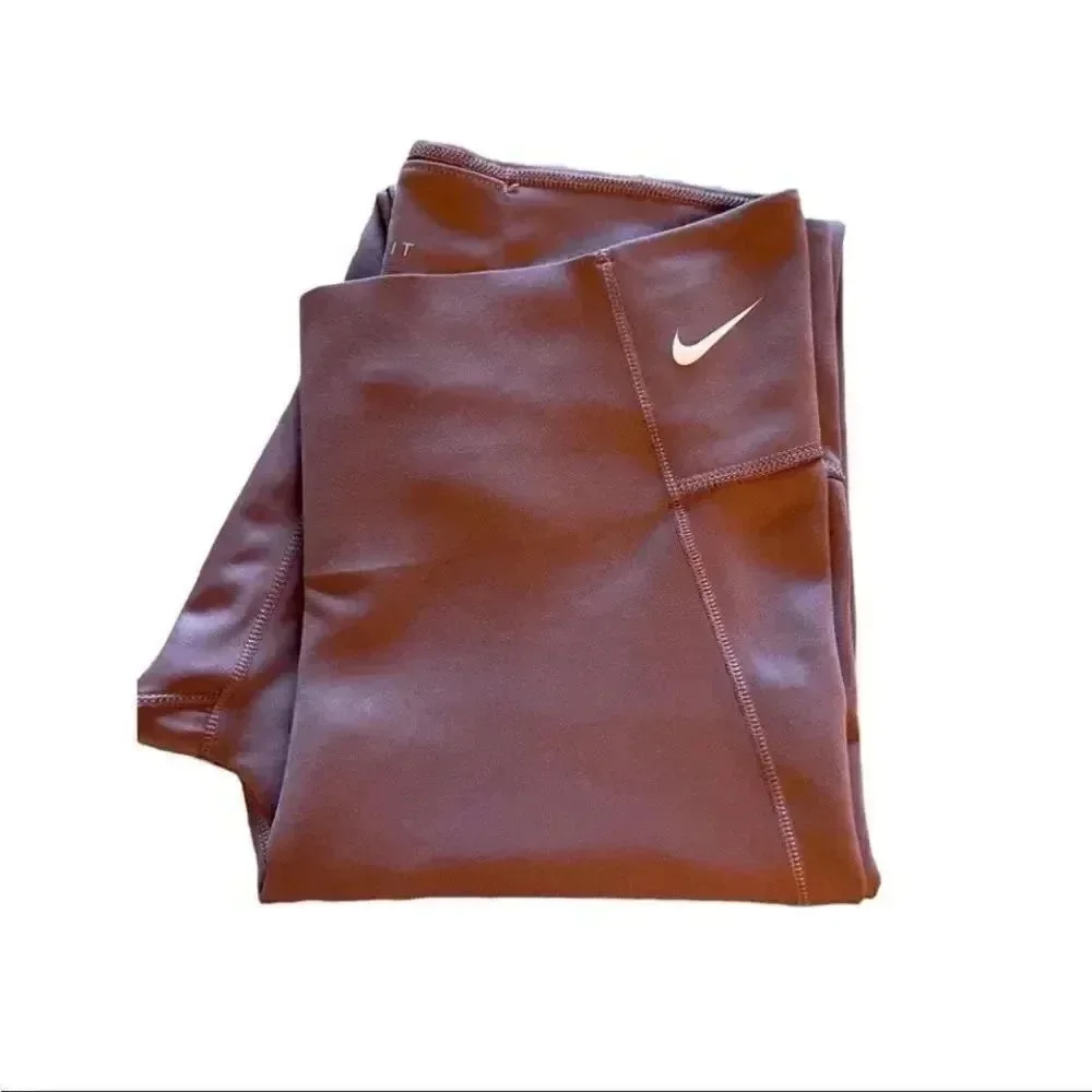 Nike Dri-Fit High Rise Blush Womens Leggings SZ M